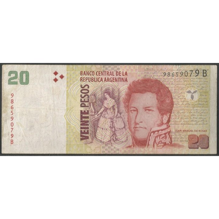 Argentina 20 Pesos ND2003 Serie B P355a