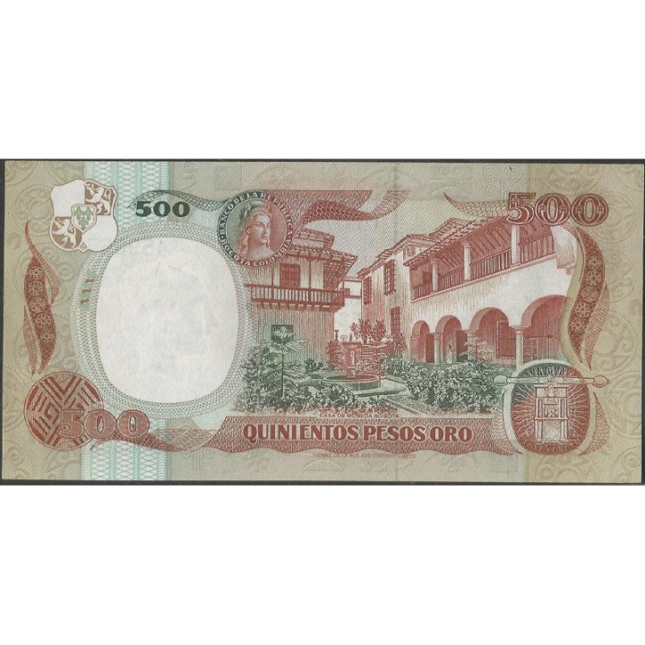 Billete de 500 Pesos 20 Jul 1986 TDLR BGW397 reverso