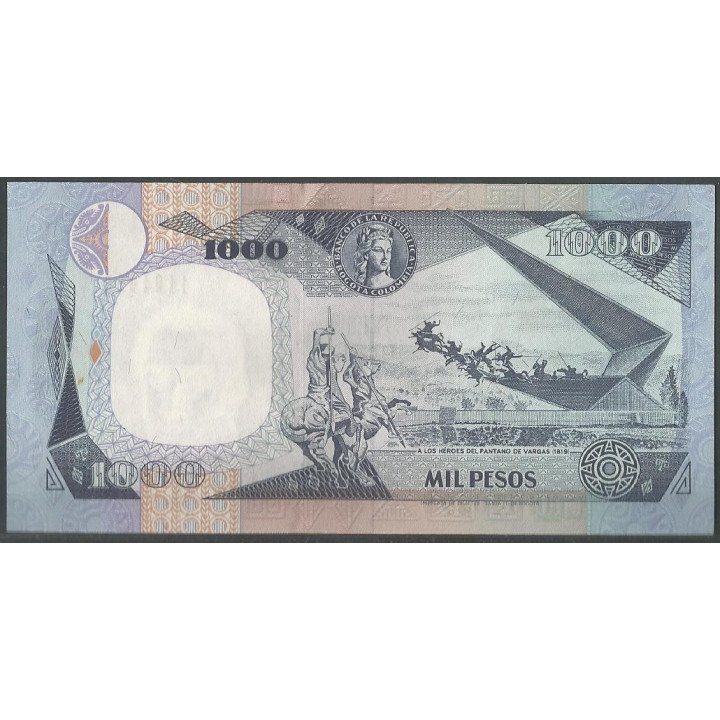Billete de 1.000 Pesos 1 Jul 1995 BGW434 reverso
