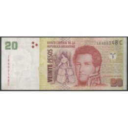 Argentina 20 Pesos ND2003 Serie C P355a