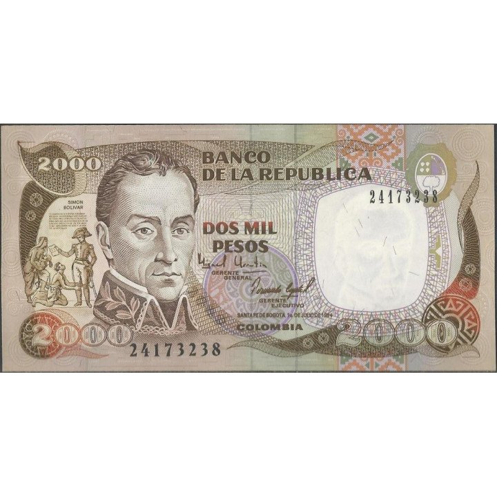 Billete de 2.000 Pesos 1 Jul 1994 BGW458