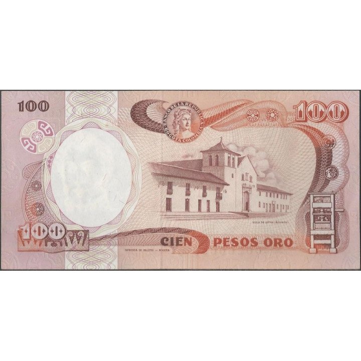 Colombia 100 Pesos 1 Ene 1986 Reposicion BGW322