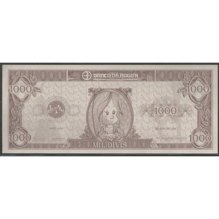 Billete de 1.000 Divis Divercity