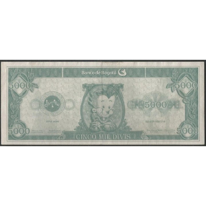 Billete de 5.000 Divis Divercity