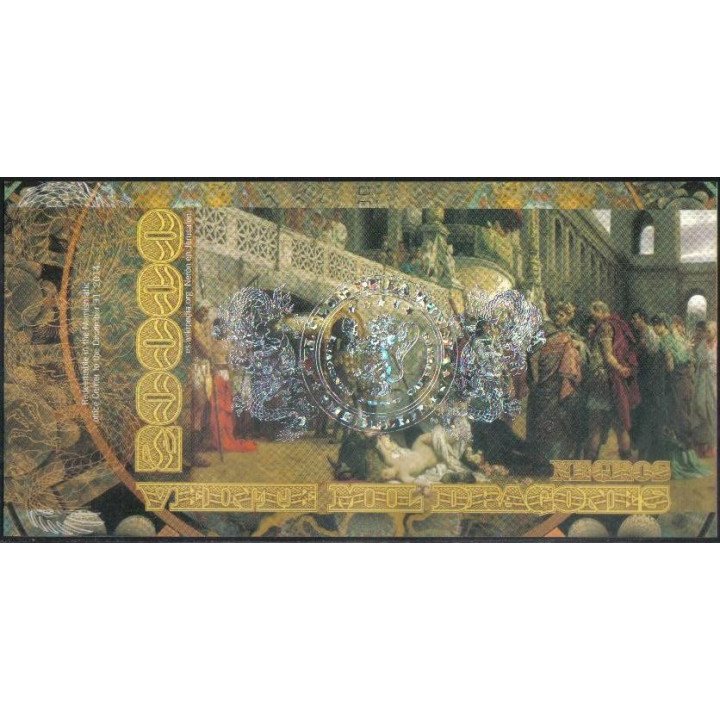 Billete de 20.000 Dragones El Club de la Moneda 15 Feb 2014 reverso