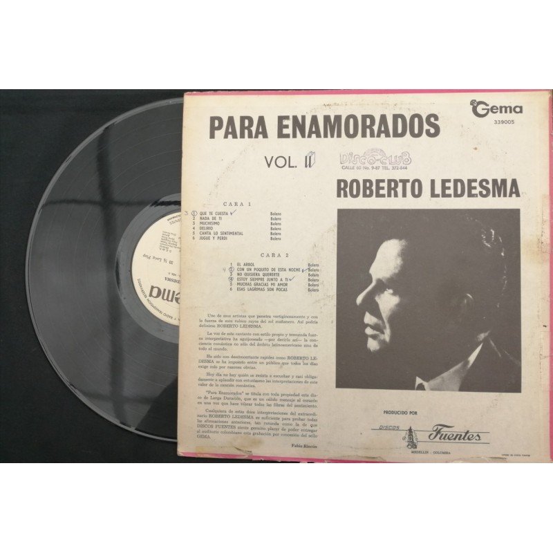 Roberta Ledesma, Para Enamorados Vol II - Colombia