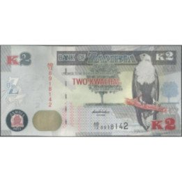 Zambia 2 Kwacha 2012 P49a