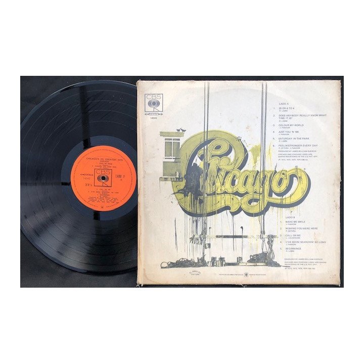 Chicago Greatest Hits - Colombia 1975 reverso