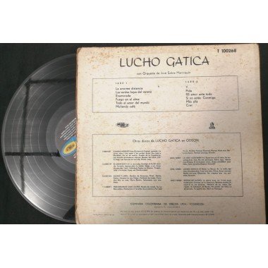 Lucho Gatica, Con La Oequesta De Jose Sabre Marroquin - Colombia