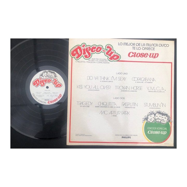 Disco Up - Colombia reverso