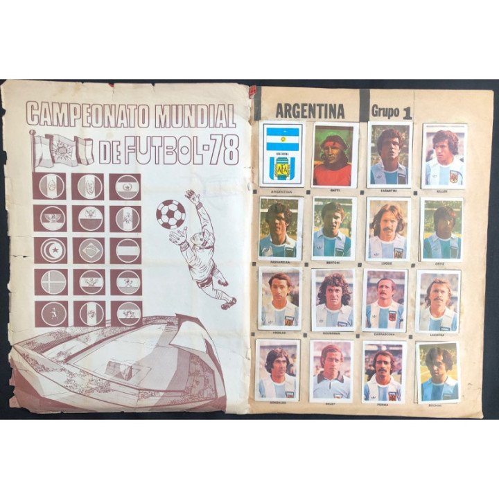 Futbol - Mundial Argentina 78 Fher reverso