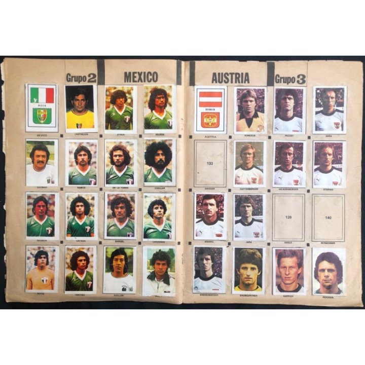 Futbol - Mundial Argentina 78 Fher reverso