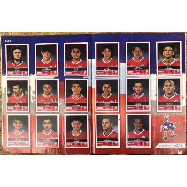 Futbol - Copa América Chile 2015 Panini reverso
