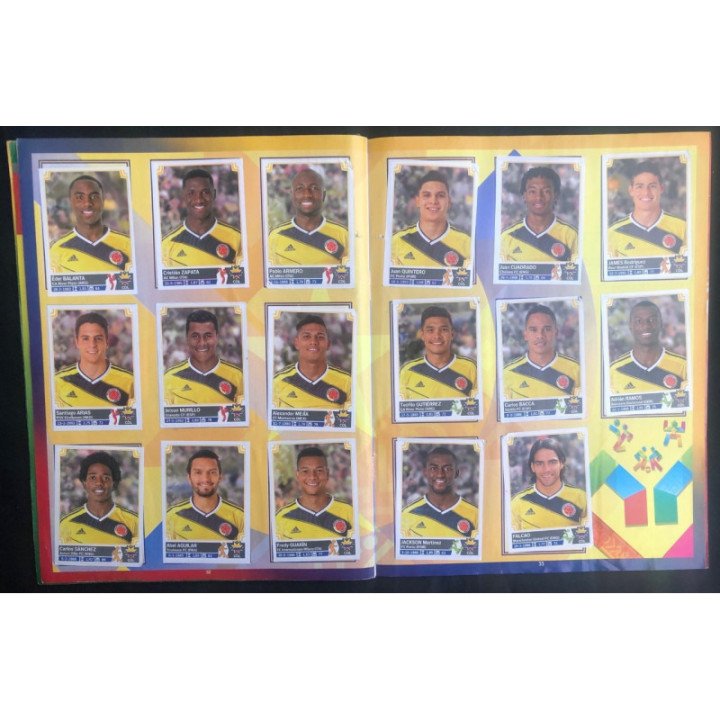 Futbol - Copa América Chile 2015 Panini reverso