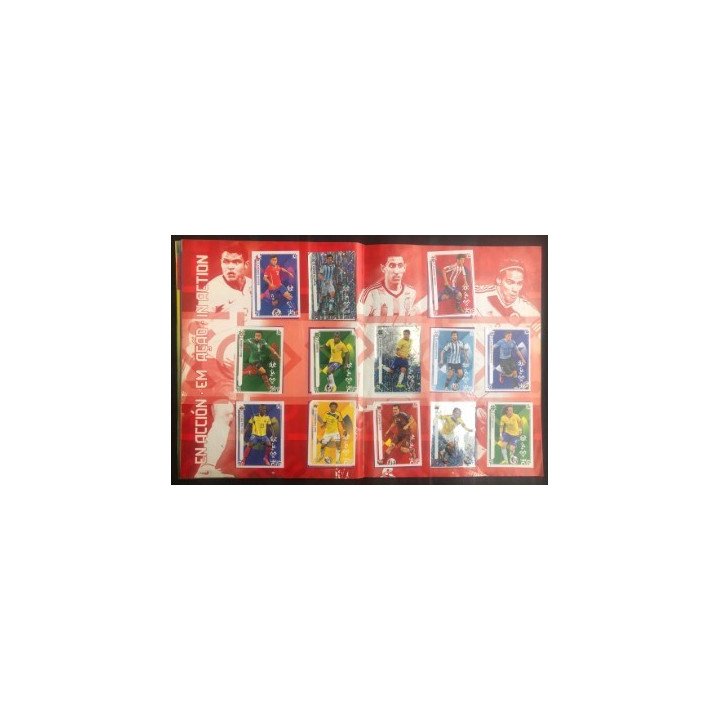 Futbol - Copa América Chile 2015 Panini reverso