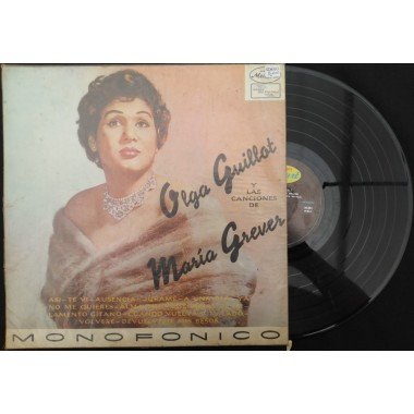 Olga Guillot, Y Las Canciones De Maria Grever - Colombia