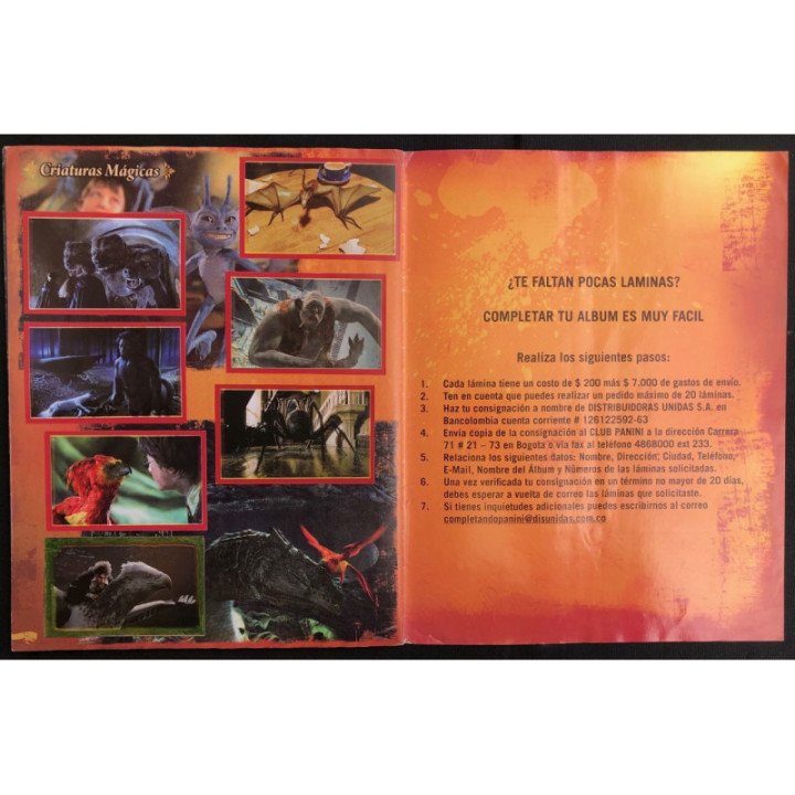 Harry Potter El Mágico Mundo de Harry Potter Panini reverso