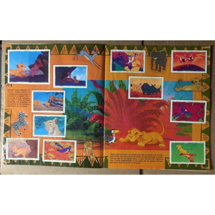 El Rey León Panini reverso