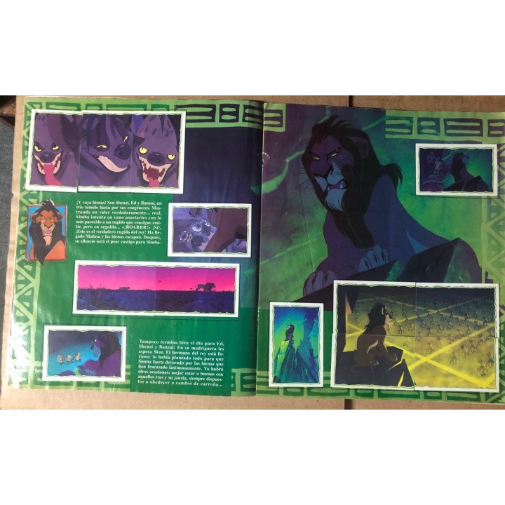 El Rey León Panini reverso