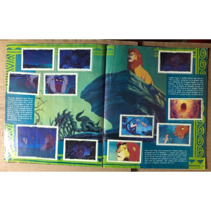 El Rey León Panini reverso