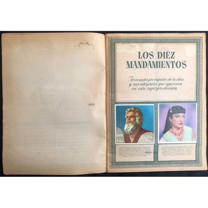 Los 10 Mandamientos ( Caratula Diferente ) Bruguera reverso