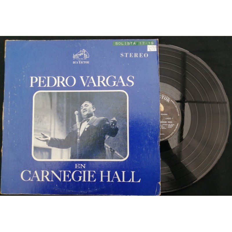 Pedro Vargas, En Carnegie Hall - Colombia