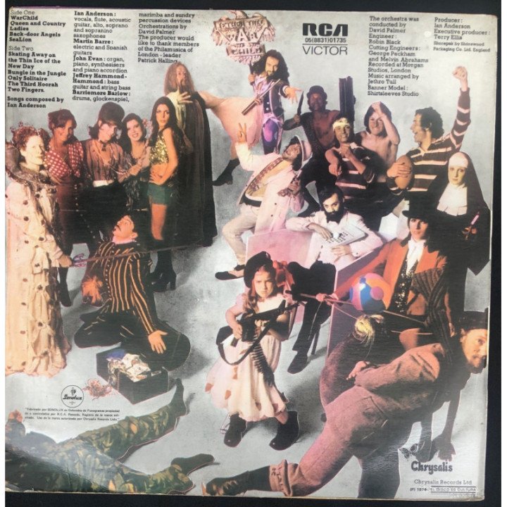 Jethro Tull - Warchild - Colombia reverso