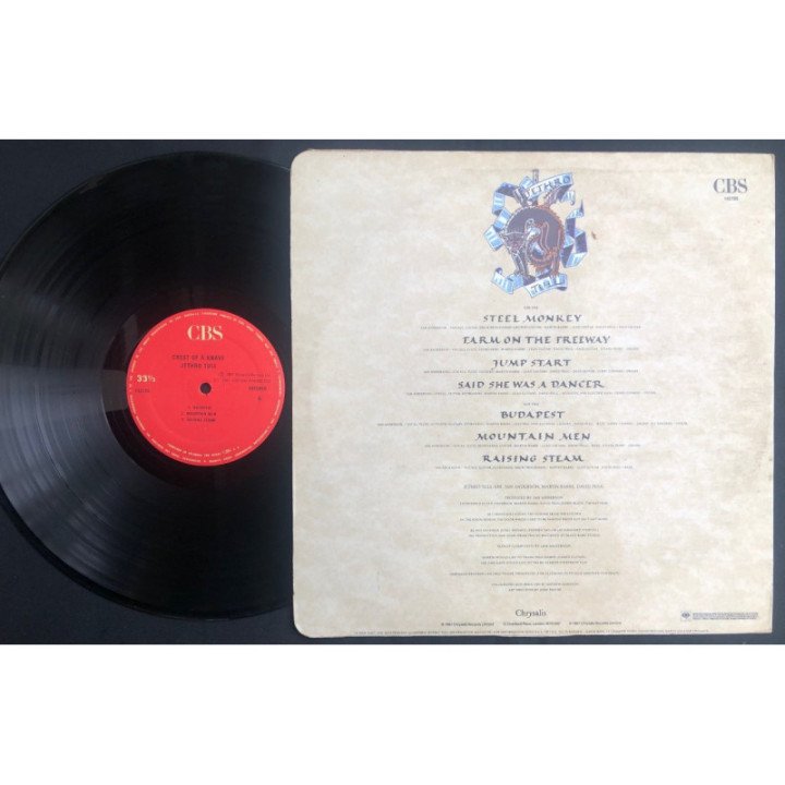 Jethro Tull - Crest Of A Knave - Colombia reverso