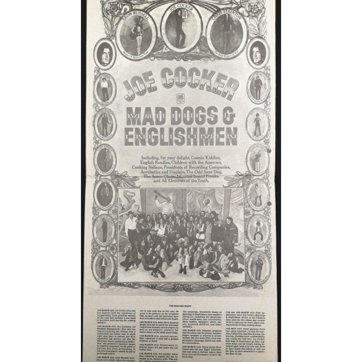 Joe Cocker - Mad Dogs & Englishmen - Colombia ( 2 VINILOS ) reverso