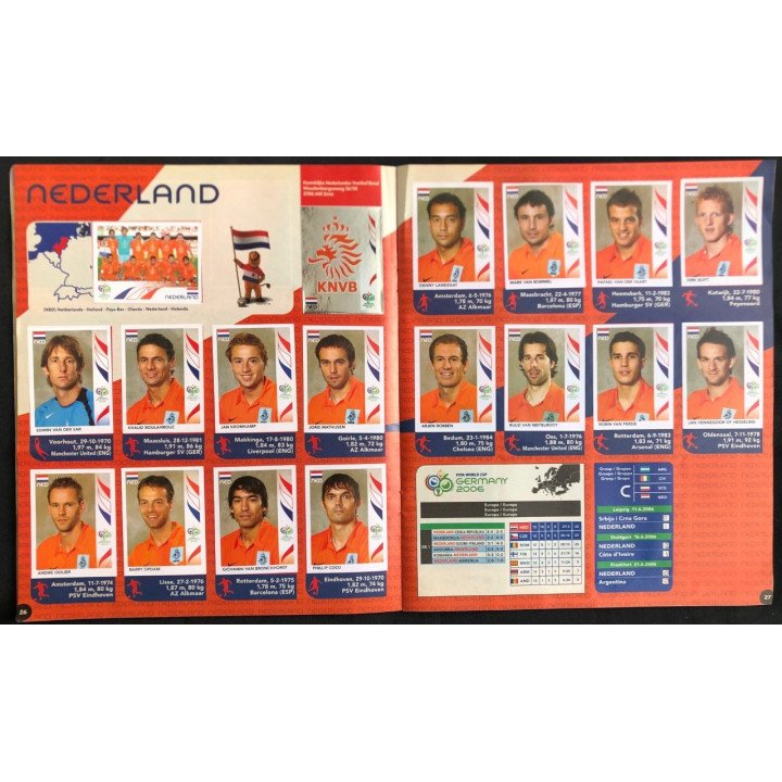 Futbol - Mundial Alemania 2006 Panini reverso
