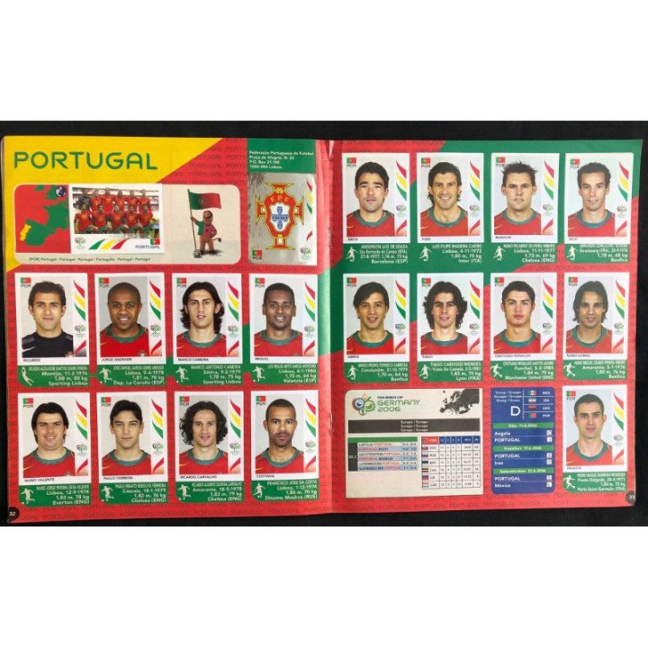 Futbol - Mundial Alemania 2006 Panini reverso