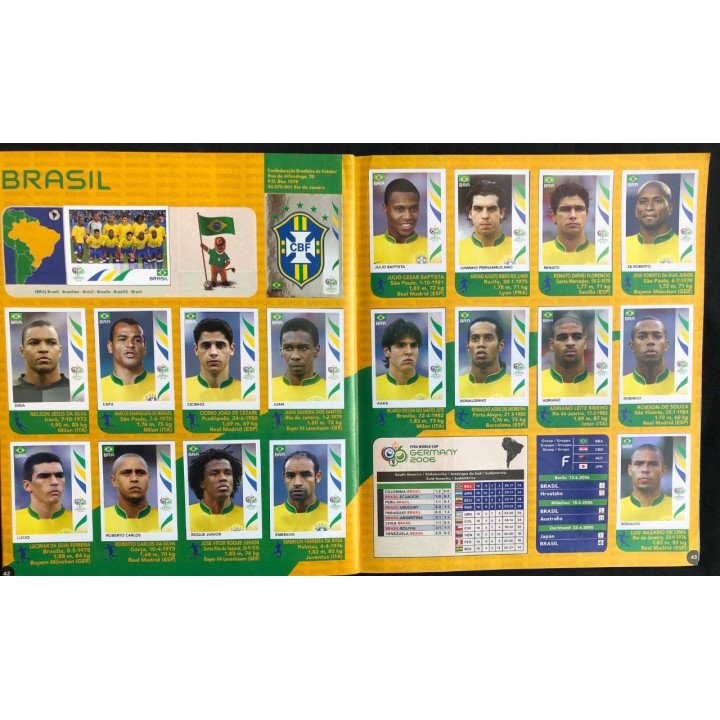 Futbol - Mundial Alemania 2006 Panini reverso