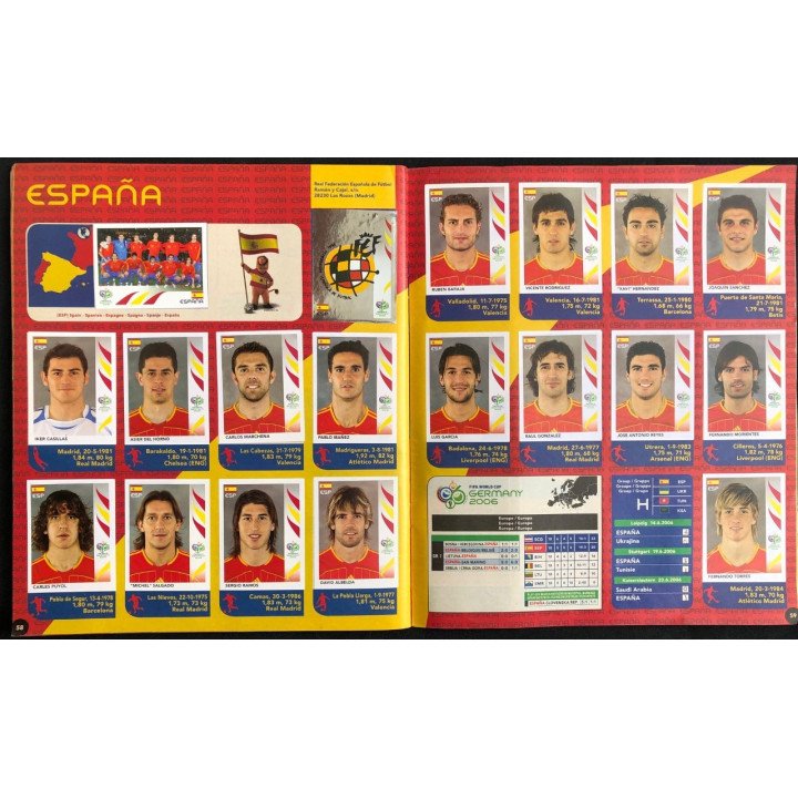 Futbol - Mundial Alemania 2006 Panini reverso