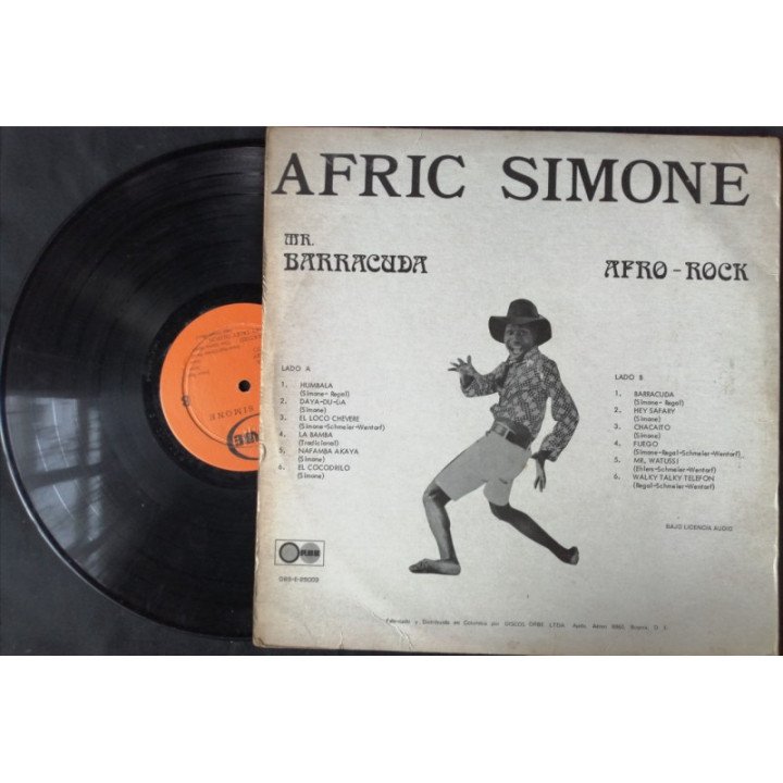 Afric Simon Mr Barracuda - Colombia reverso