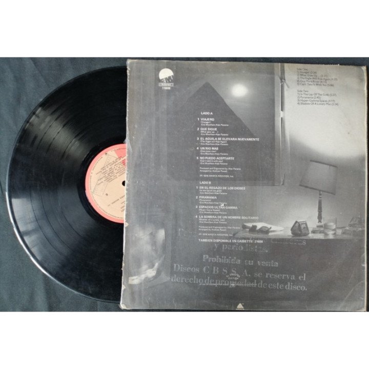 The Alan Parsons Project - Pyramid - Colombia reverso