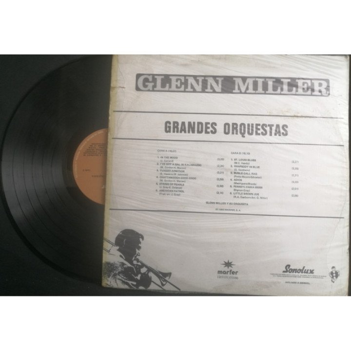 Glen Miller - A Memorial For Glen Miller - Colombia reverso
