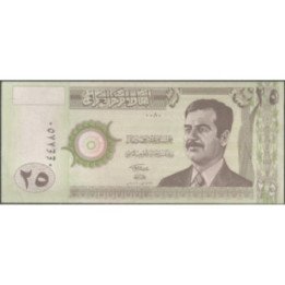 Iraq 25 Dinares de 2001 P86