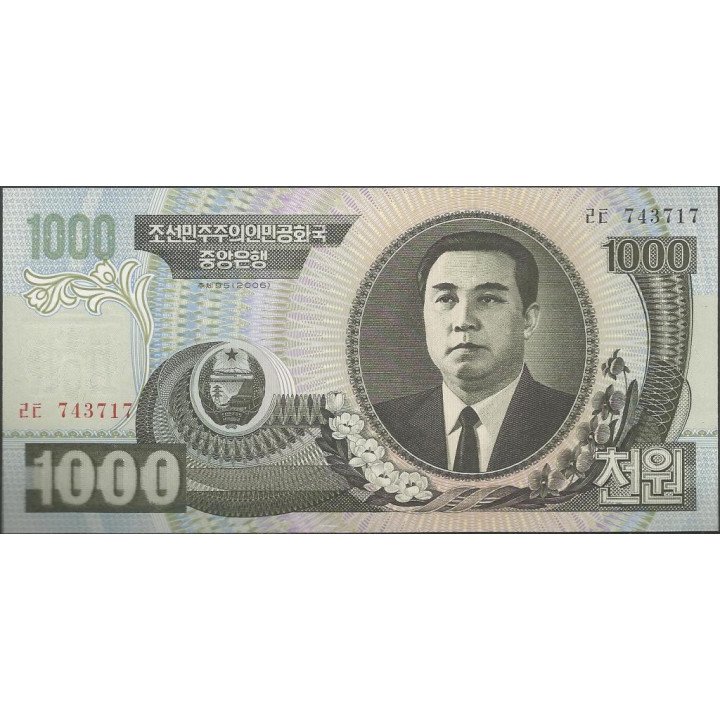 Korea del Norte 1.000 Won 2006 P45b