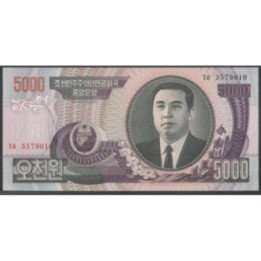 Korea del Norte 5.000 Won 2006 P46