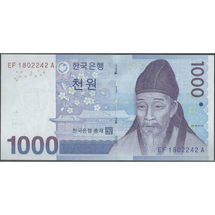 Korea del Sur 1.000 Won ND2007 P54a