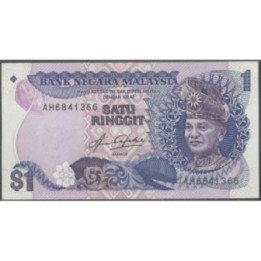 Malaysia 1 Ringitt ND1981-3 P19A