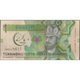Turkmenistan 1 Manat 2017 P36