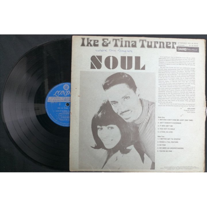 Ike & Tina Turner - So Fine - Colombia reverso