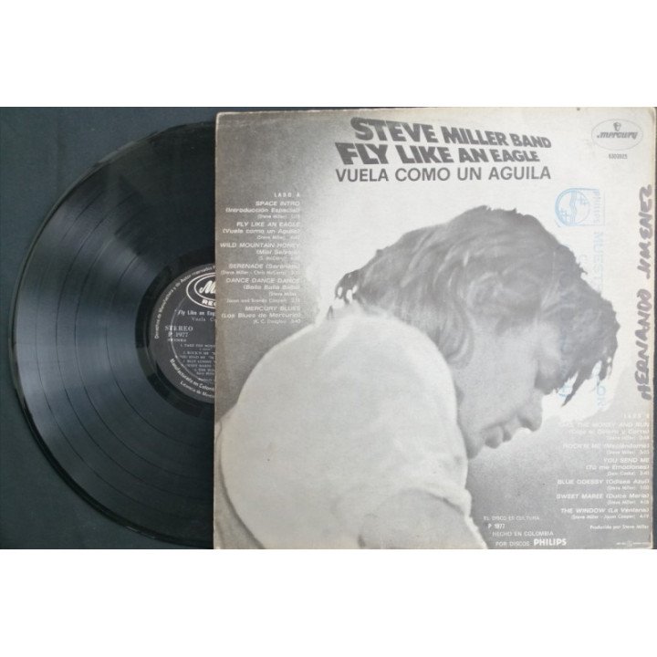 Steve Miller Band - Fly Like An Eagle - Colombia reverso
