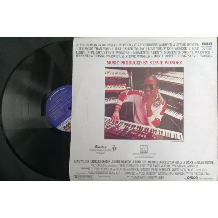 Stevie Wonder - The Woman In Red Soundtrack - Colombia reverso