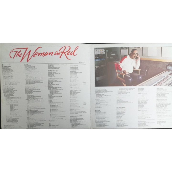 Stevie Wonder - The Woman In Red Soundtrack - Colombia reverso