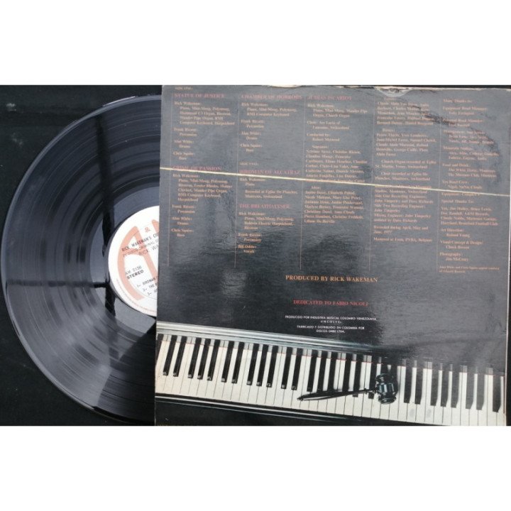 Rick Wakeman - Criminal Record - Colombia reverso