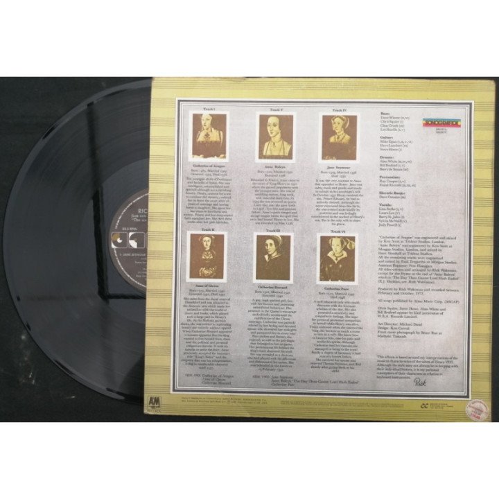 Rick Wakeman - The Six Wives Of Henry VIII - Venezuela reverso