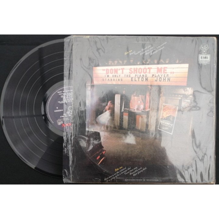 Elton John - Don't Shoot Me I'm Only The Piano Player - Colombia reverso
