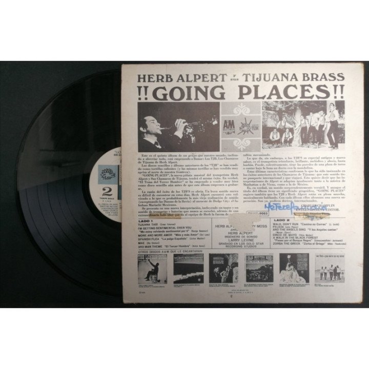 Herb Alpert & Tijuana Brass Band - Going Places - Mexico reverso